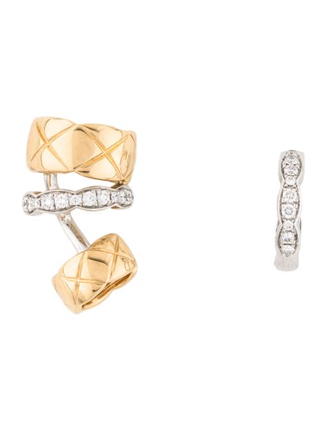 chanel earrings cuff|Chanel earrings for women.